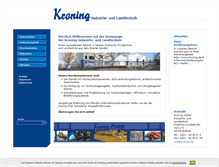 Tablet Screenshot of kroning.de